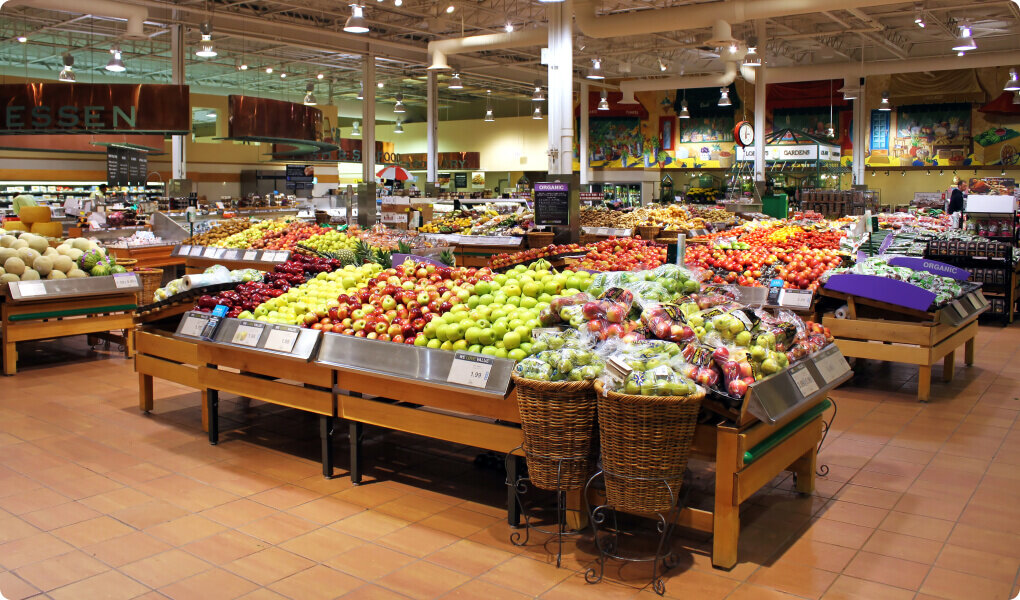 Partnering with supermarkets to offer a wide range of fresh produce.