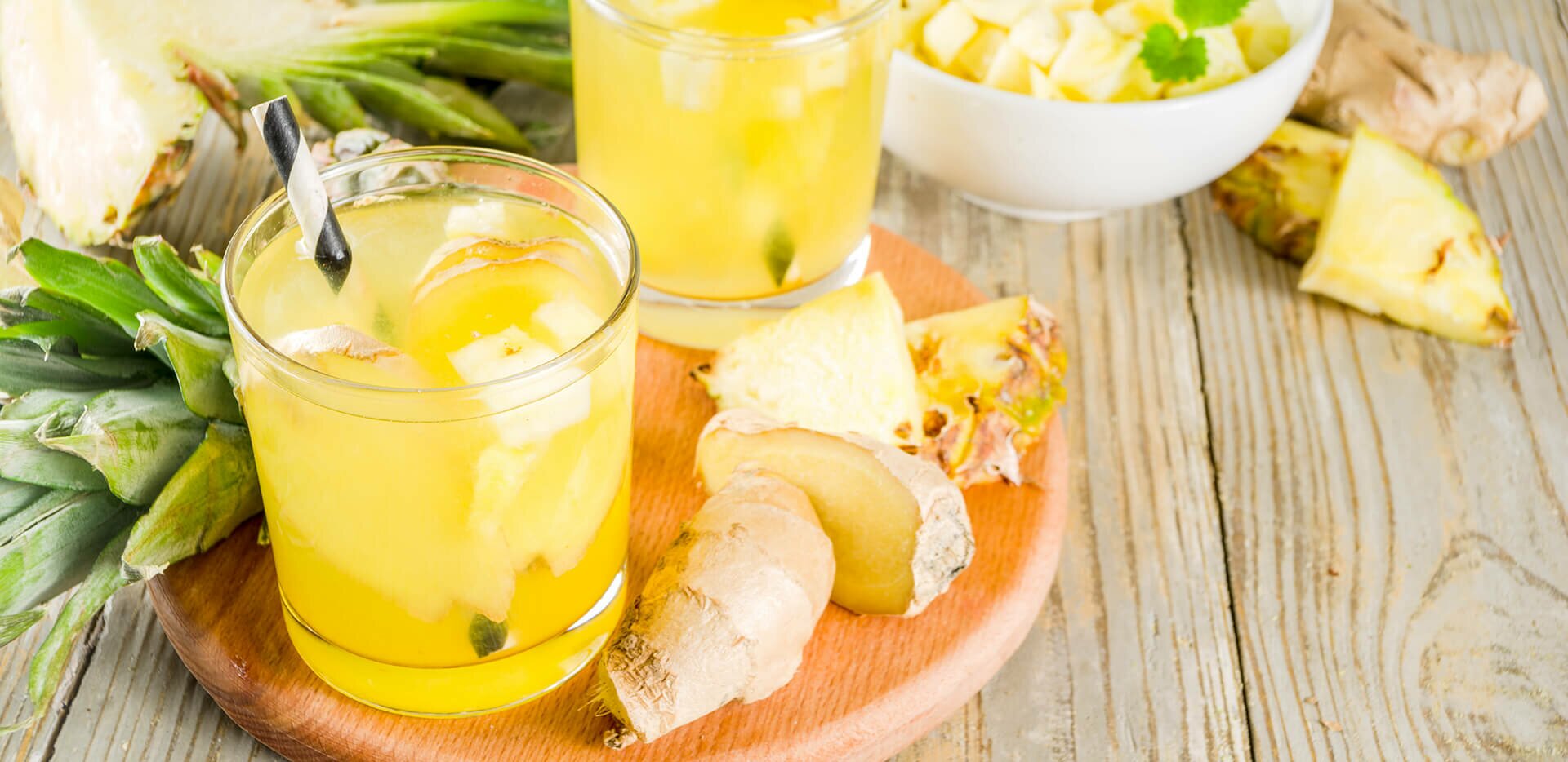 Pineapple Ginger Detox Drink