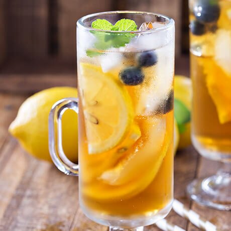 Blueberry and Lemon Iced Tea