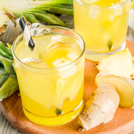 Pineapple Ginger Detox Drink